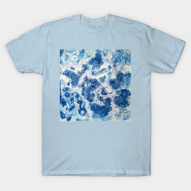 Blueberry flavonoid complex cells abstract T-Shirt by Matt Starr Fine Art